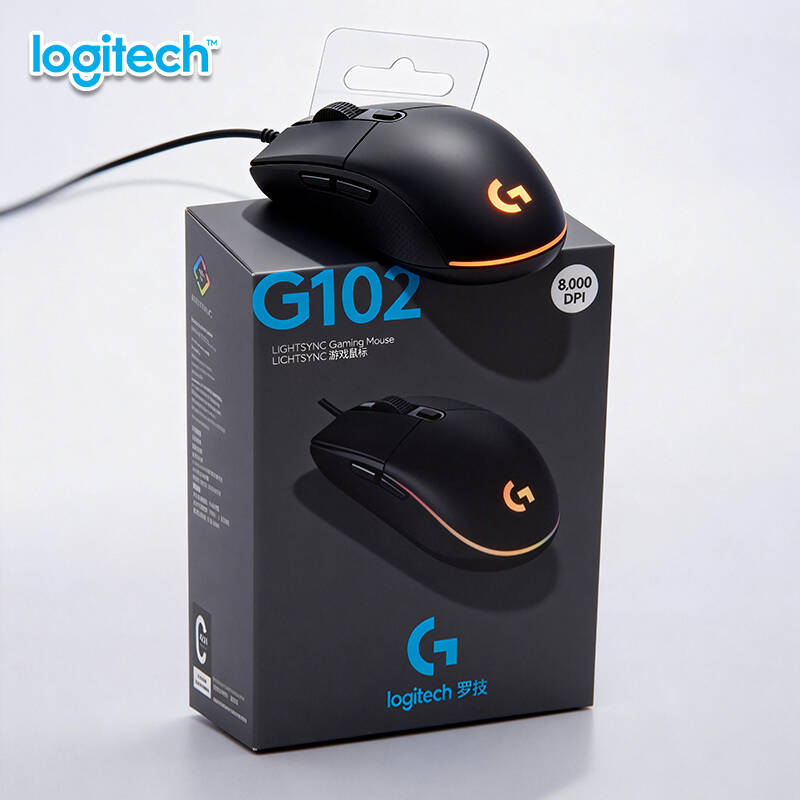 Logitech Mouse G203 - فأرة ألعاب سلكية لوجيتك G102 بدقة