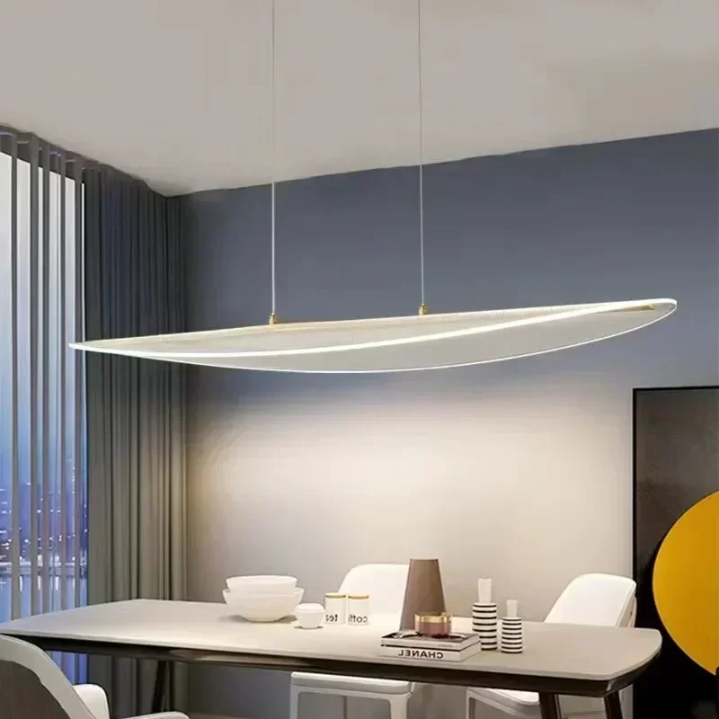 مصباح معلق LED عصري طويل ومنحن - مراجعة Office Technician وسعره